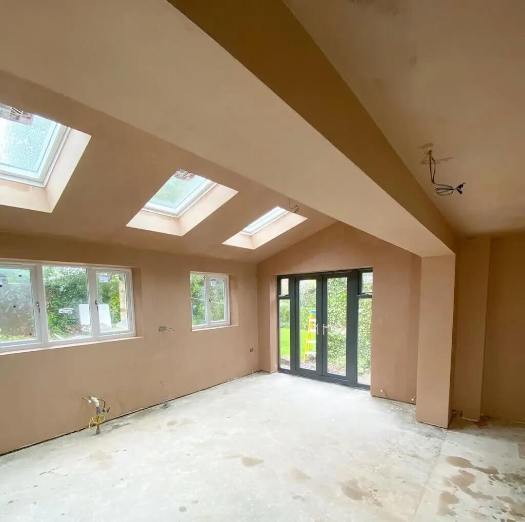 Extension Plastering Project 1 - Bournemouth