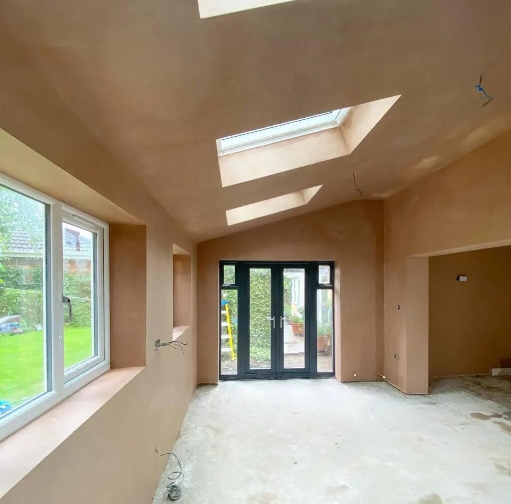 Extension Plastering Project 2 - Poole